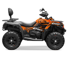 Kutvek Cfmoto Cforce 550 - 600 ATV  Splatter Graphic Kit Dekorsatz orange
