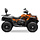 Cfmoto Cforce 550 - 600 ATV  Splatter Graphic Kit Dekorsatz orange