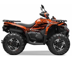 Kutvek Cfmoto Cforce 625 S ATV  Splatter Graphic Kit Dekorsatz orange