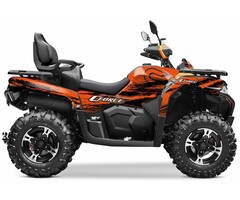 Kutvek Cfmoto Cforce 625 Touring ATV  Splatter Graphic Kit Dekorsatz orange
