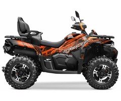Kutvek Cfmoto Cforce 625 Touring ATV Brush Graphic Kit Dekorsatz orange