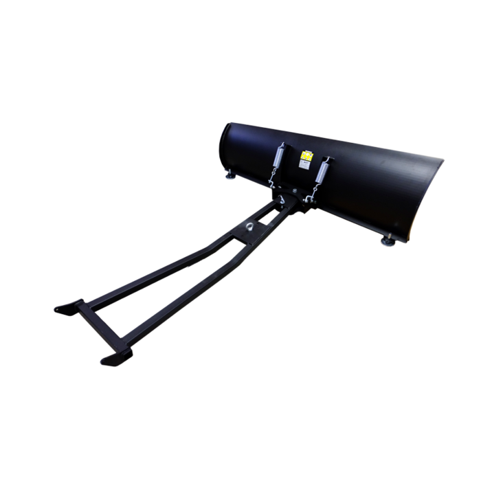 Iron Baltic Schneeschild mit langer Deichsel für ATV mit Raupensatz