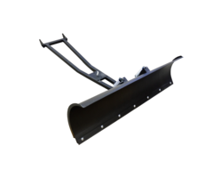 Iron Baltic Schneeschild mit langer Deichsel für ATV mit Raupensatz