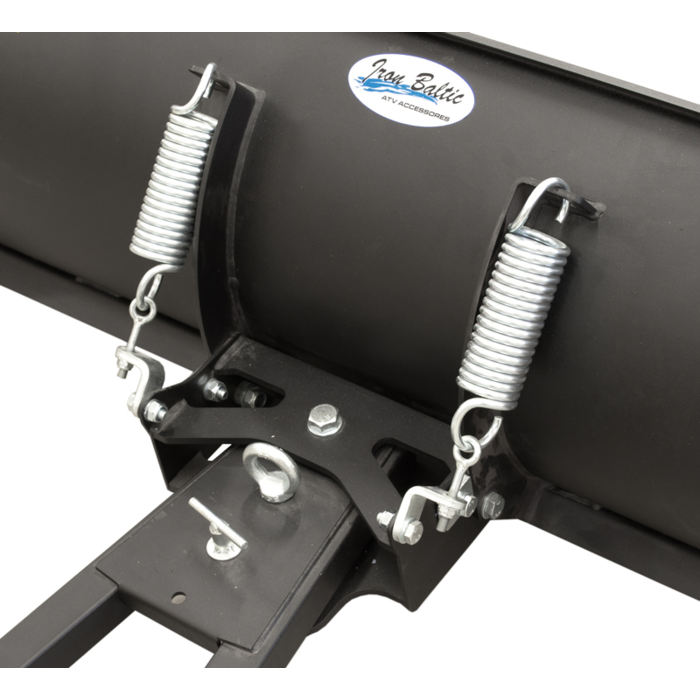 Iron Baltic Schneeschild mit langer Deichsel für ATV mit Raupensatz