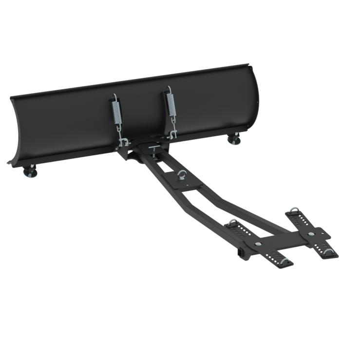 Iron Baltic Schneeschild mit langer Deichsel für ATV mit Raupensatz