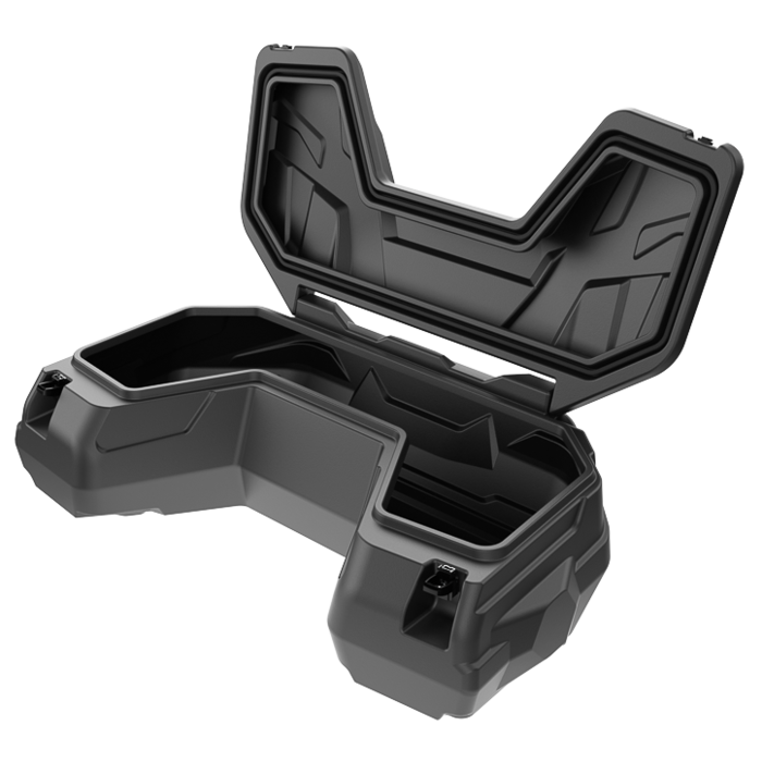 Tesseract Koffer ATV Box hinten für Cforce 400 450 500 520 K2 Modell 2023 mit Stahlgepäckbrücke