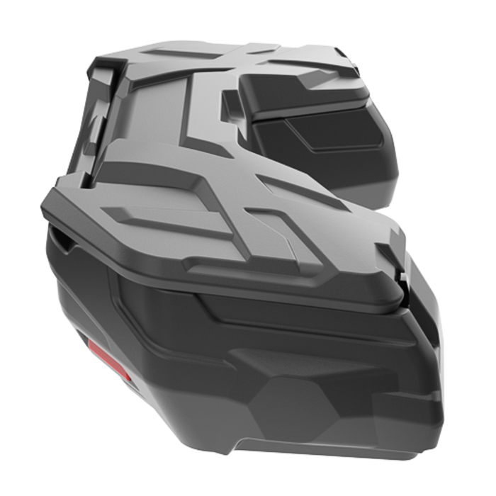 Tesseract Koffer ATV Box hinten für Cforce 400 450 500 520 K2 Modell 2023 mit Stahlgepäckbrücke
