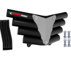 CrossPro Front Bumper Corot schwarz Plate weiss für Yamaha YFZ450R