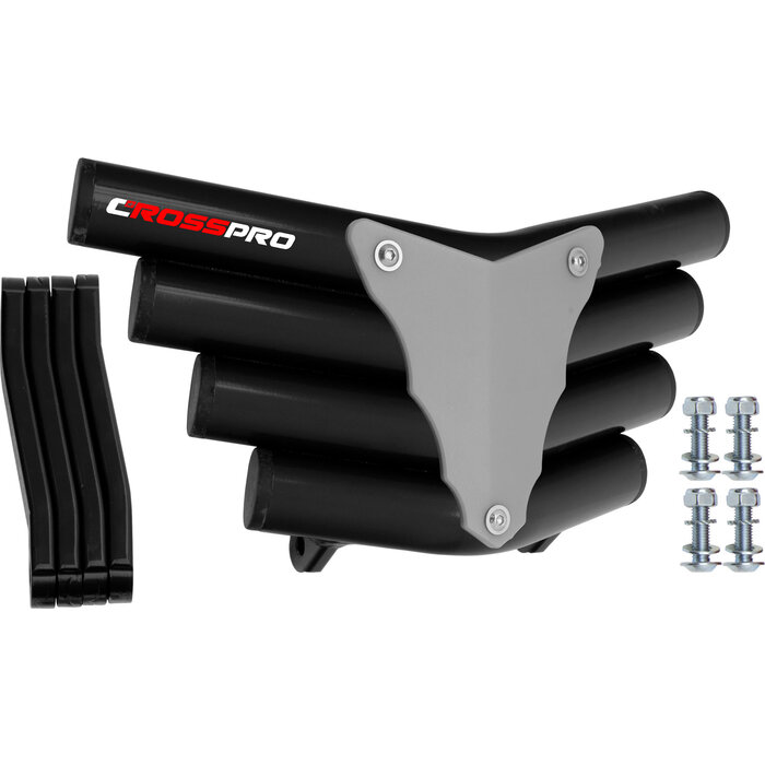 CrossPro Front Bumper Corot schwarz Plate weiss für Yamaha YFZ450R