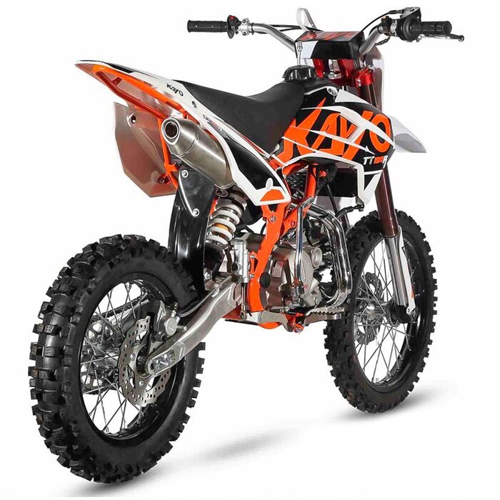 Kayo Dirtbike TT190R mit 14/17“ Räder voll einstellbares Fahrwerk und E-Start