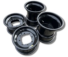 Goldspeed Quad Felgensatz Aluminium schwarz 10x6 / 10x10