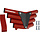 Front Bumper Corot - rot für Access Triton SP 450 - Xtreme 480