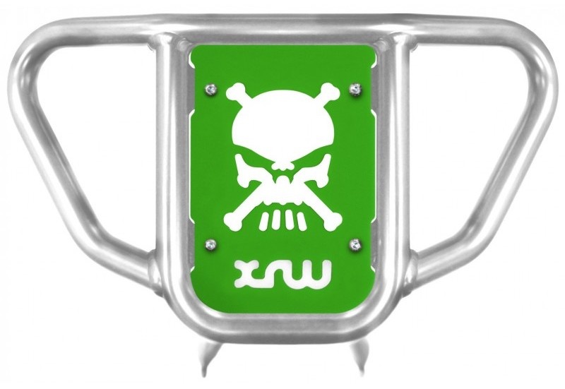 XRW Front Bumper XR9 Skull Aluminium für Yamaha YFM90