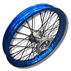 Apollino Dirt Bike Pit Bike Mini Moto Racing Front Rim 14" - Shaft - ø15 mm - blau