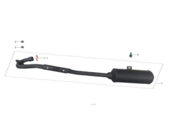 Kayo AU200 OEM Ersatzteile - Auspuff