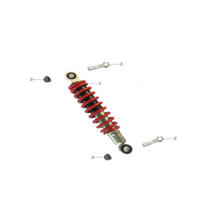 Kayo AU200 OEM Ersatzteile - Federbein hinten