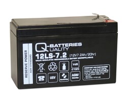 Actionbikes Batterie 12LS-7.2 F1 12V 7,2Ah Blei-Vlies-Akku / AGM VRLA mit VdS