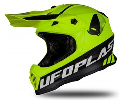 UFO Kinder Helm neongelb