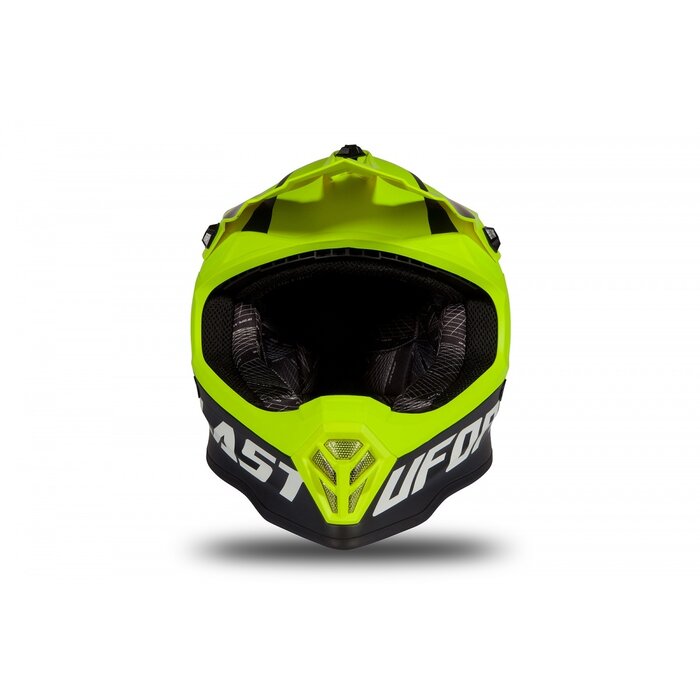 UFO Kinder Helm neongelb