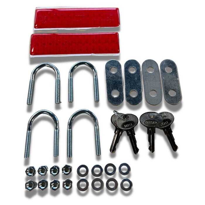 MXS Works ATV Quad Heckkoffer X8 für CF Moto CForce 820/850/1000 - nur für Kunststoff Gepäckbrücke