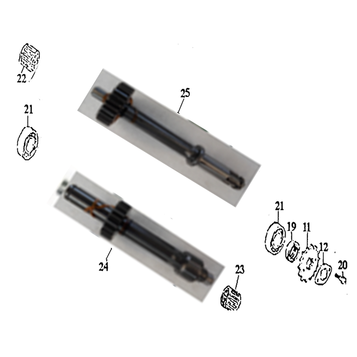 Kayo Fox 70 - Getriebe