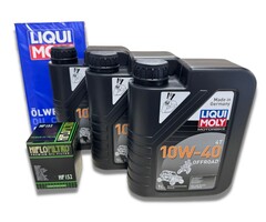 Liqui Moly kleines Wartungsset - 3 Liter 10W-40 + Ölfilter HF152 für Odes Marder Pathcross 680 800 850 1000