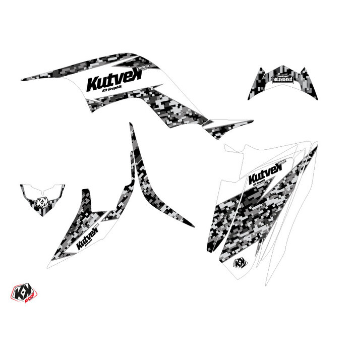 Kutvek Dekorsatz Predator Kit für Yamaha YFM 90