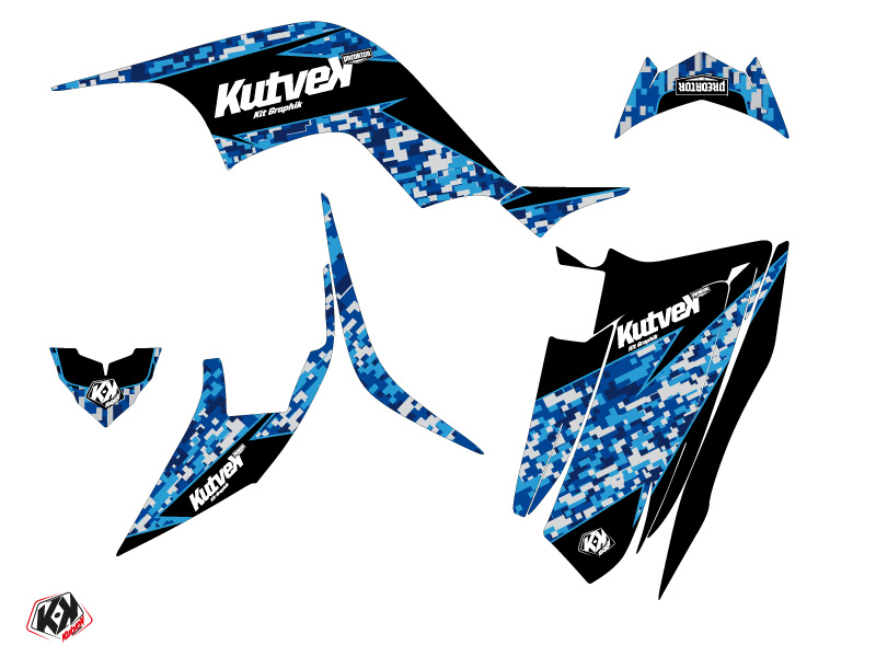 Kutvek Dekorsatz Predator Kit für Yamaha YFM 90