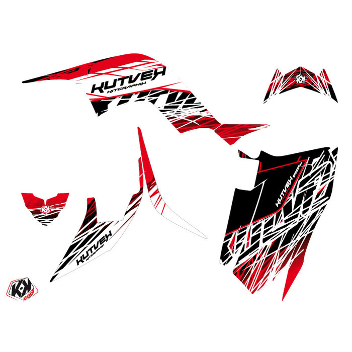 Kutvek Dekorsatz Eraser Kit für Yamaha YFM 90