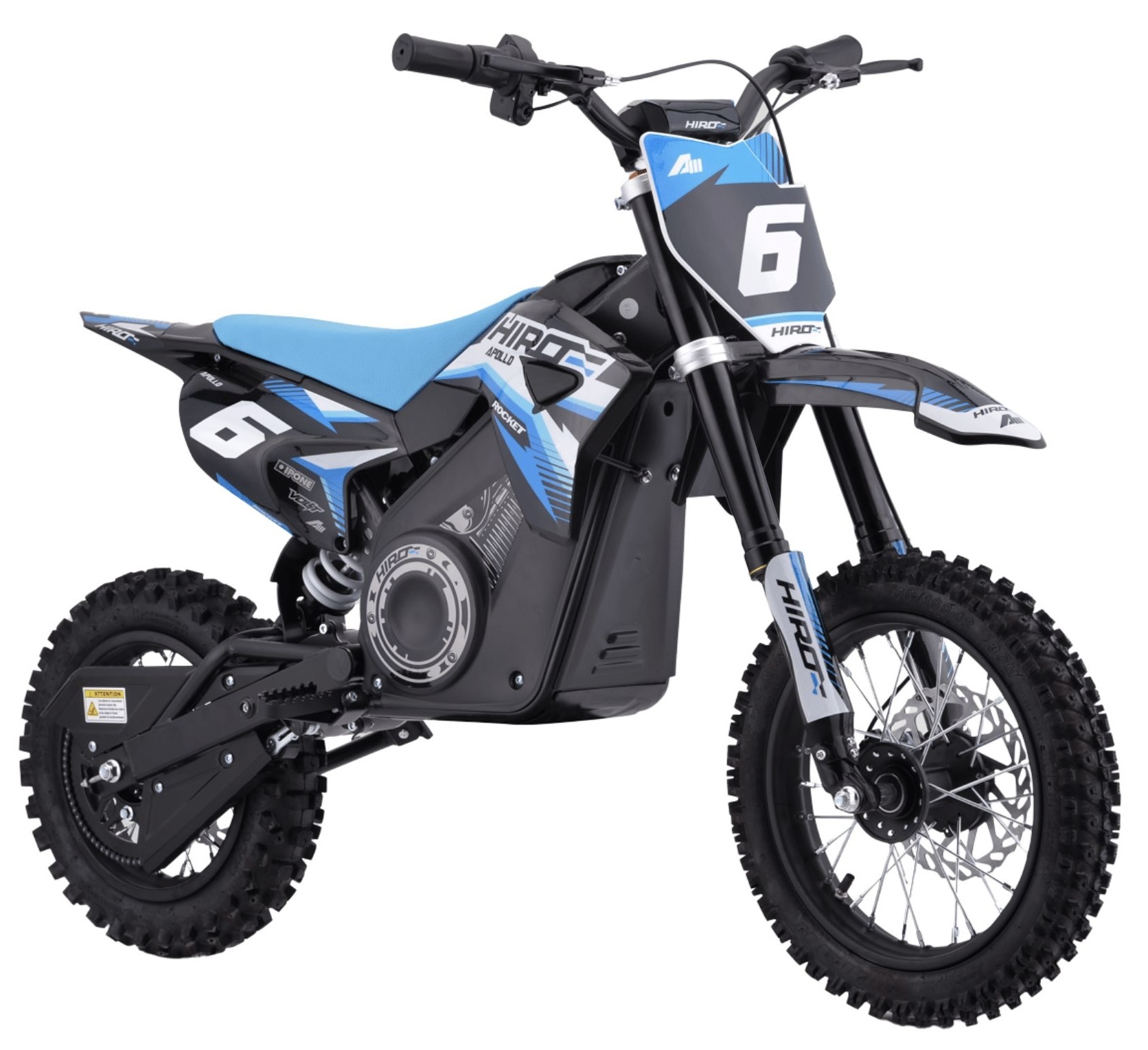 Apollino Rocket Dirtbike Elektro 1000 Watt mit 10“ 12“ Bereifung