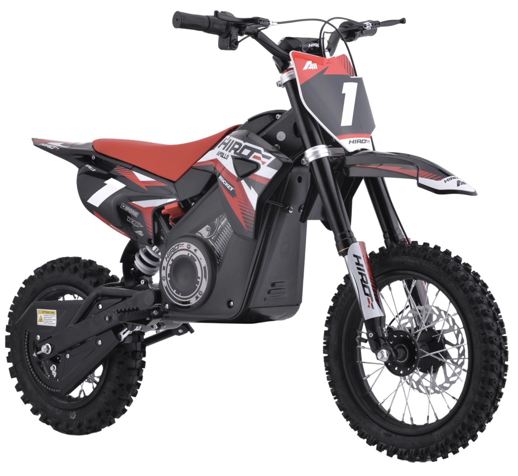 Apollino Rocket Dirtbike Elektro 1000 Watt mit 10“ 12“ Bereifung