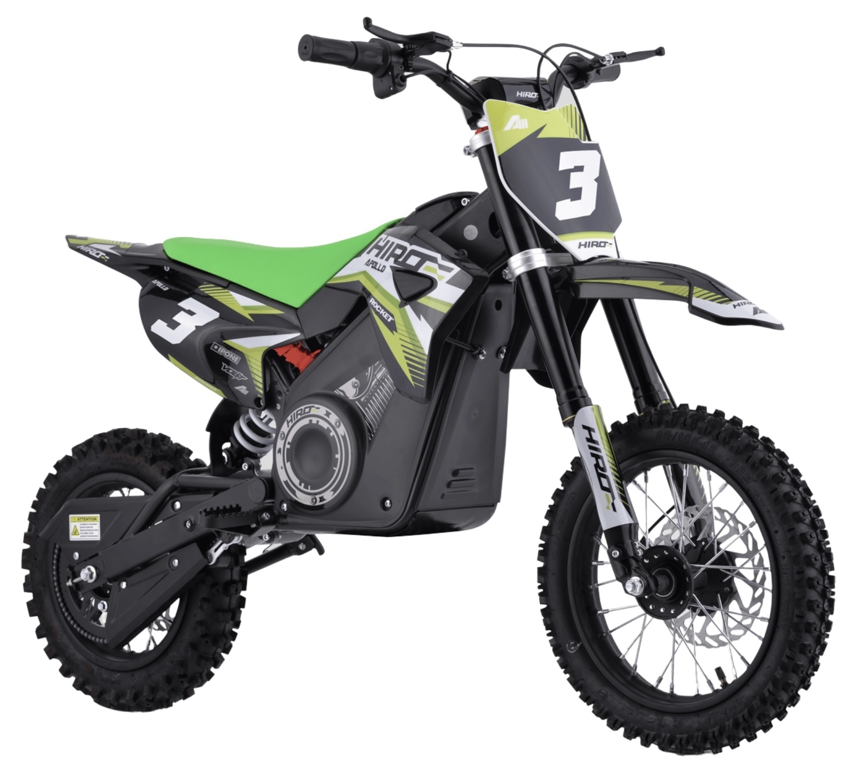 Apollino Rocket Dirtbike Elektro 1000 Watt mit 10“ 12“ Bereifung
