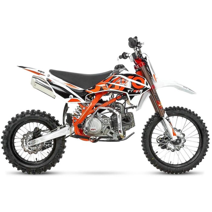 Kayo Dirtbike TT190R mit 14/17“ Räder voll einstellbares Fahrwerk und E-Start