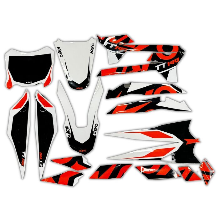 Kayo TT140 Sticker Aufkleber Set