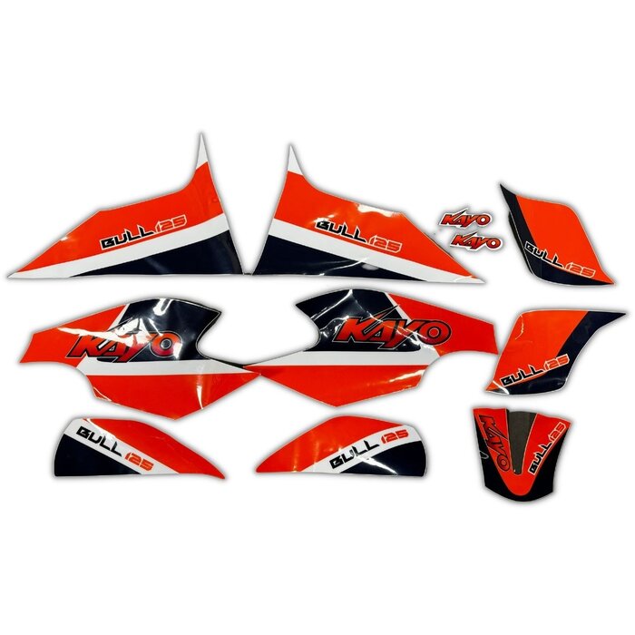 Kayo AU125 Sticker Aufkleber Set