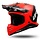 Kinder Motocross Helm Korey rot schwarz