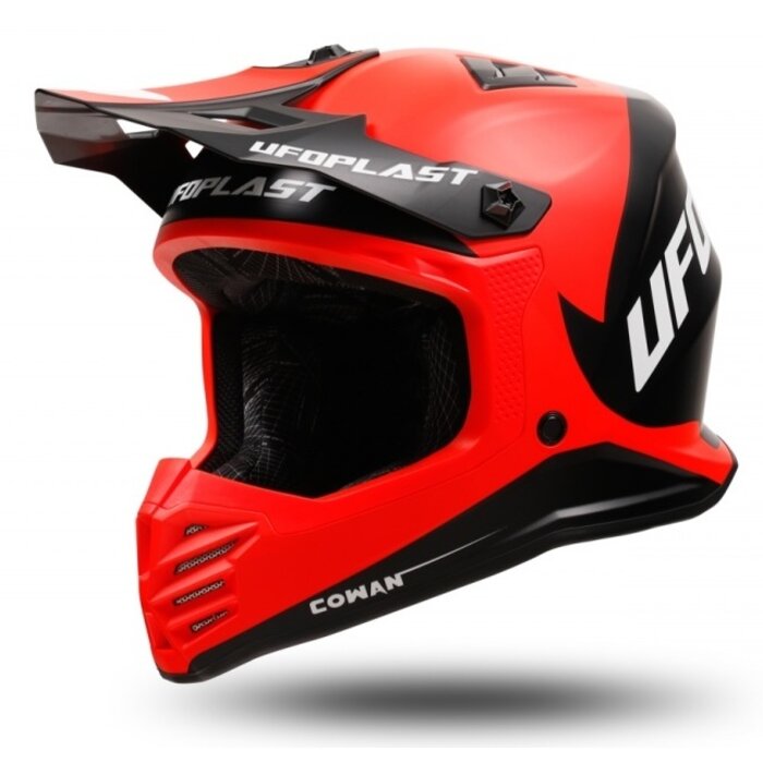 UFO Kinder Motocross Helm Korey rot schwarz