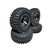 Moose Utility Komplettreifensatz 416X machined mit Obor Growler 25x8-12 & 25x10-12