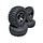 Komplettreifensatz 416X machined mit Obor Growler 25x8-12 & 25x10-12