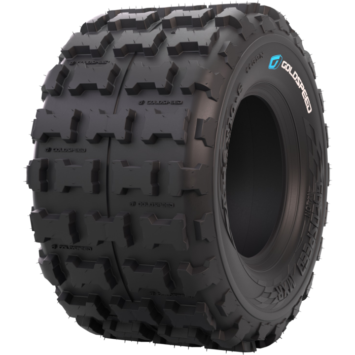 Goldspeed Reifen hinten MXR 18x10-8 4PR 40N PPM E4 blau / mittel