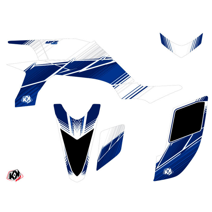 Kutvek Dekorsatz Streifen Deko Grafik Kit für Yamaha YFZ450