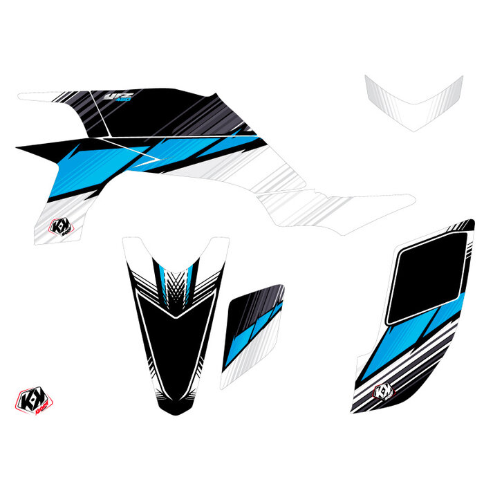 Kutvek Dekorsatz Streifen Deko Grafik Kit für Yamaha YFZ450