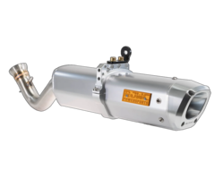 RJWC APX Aluminium Auspuffanlage für Yamaha Grizzly  Bj. 07-24 / Kodiak 700 Bj. 16-24