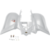Maier Plastics Replacement Plastic Rear Fender Yamaha YFM 700 R Bj. 06-24 white Carbon Fiber-look