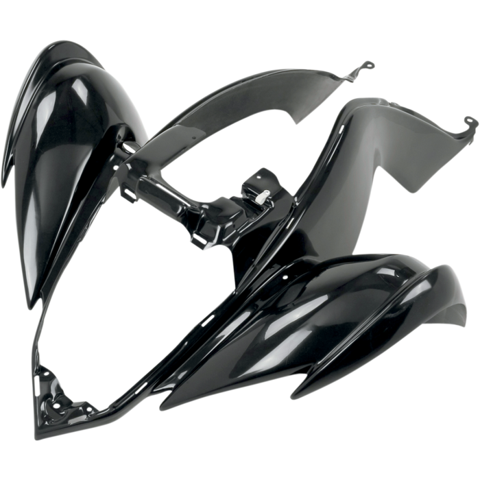 Maier Plastics Replacement Plastic Front Fender Yamaha YFM 700 R Bj. 06-13 schwarz