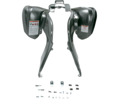 Maier Plastics Replacement Plastic Front Fender Yamaha YFM 700 R Bj. 06-13 Black Carbon-Fiber Look