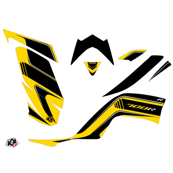 Kutvek Dekorsatz Replica Corporate Grafik Kit für Yamaha YFM700R Raptor