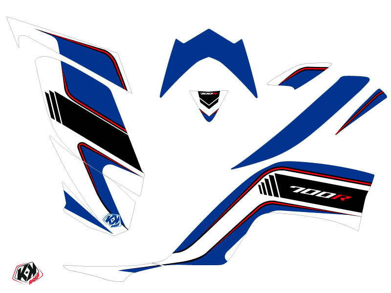 Kutvek Dekorsatz Replica Corporate Grafik Kit für Yamaha YFM700R Raptor