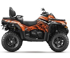 Kutvek Dekorsatz Replica Eraser Grafik Kit für Cfmoto Cforce 850 / 1000