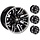 Felgensatz 112X Wheels - Black 12 Zoll